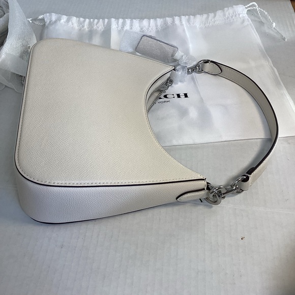 NWT Coach White Leather Hobo Crossbody Shoulder bag - Picture 10 of 13